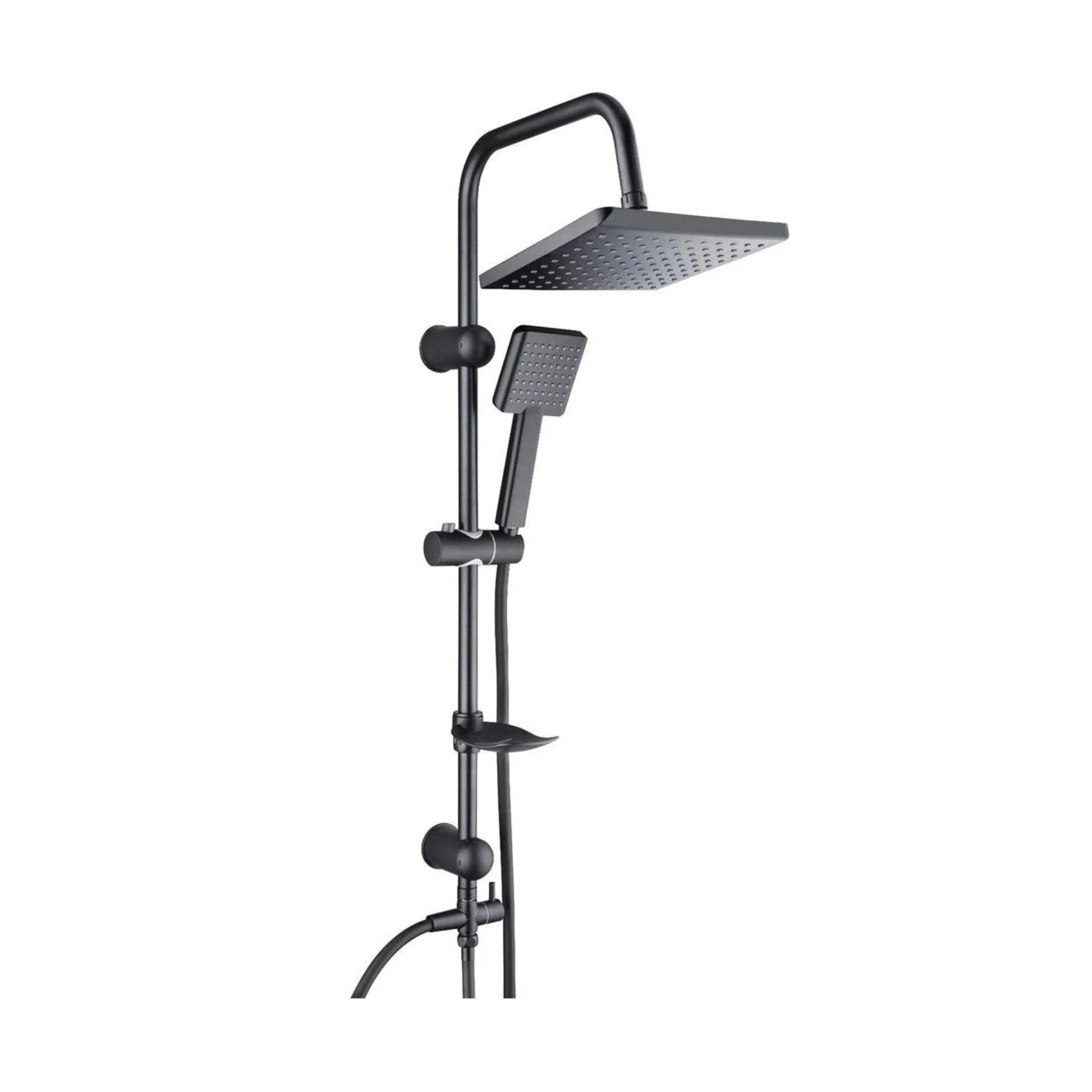 RAİN TETRA SİYAH TEPE DUŞ SETİ